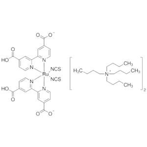 aladdin 阿拉丁 B132959 二-四丁铵顺式-双(异硫氰基)双(2,2′-联吡啶-4,4′-二羧基)钌(II) 207347-46-4 90%（HPLC）