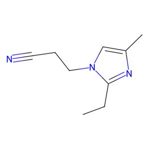 aladdin 阿拉丁 C133754 1-(2-氰乙基)-2-乙基-4-甲基咪唑(含5-甲基异构体) 23996-25-0 ≥70.0%(GC)