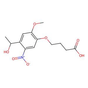aladdin 阿拉丁 H133255 4-[4-(1-羟乙基)-2-甲氧基-5-硝基苯氧基]丁酸 175281-76-2 ≥97%(HPLC)