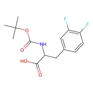 aladdin 阿拉丁 B132824 N-(叔丁氧羰基)-3,4-二氟-D-苯丙氨酸 205445-51-8 ≥95.0%(HPLC)