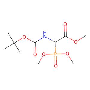 aladdin 阿拉丁 X139404 (±)-Boc-α-膦酰基甘氨酸三甲酯 89524-98-1 ≥97%
