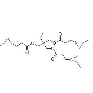 三官能團(tuán)氮丙啶交聯(lián)劑,Trimethylolpropane tris(2-methyl-1-aziridinepropionate)