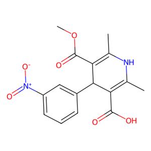 aladdin 阿拉丁 D122341 1,4-二氢-2,6-二甲基-4-(3-硝基苯基)-3,5-吡啶二羧酸单甲酯 74936-72-4 ≥98%
