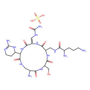 aladdin 阿拉丁 C117924 硫酸卷曲霉素 1405-37-4 Potency 700 - 1050 μG/mg