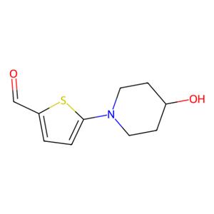 5-(4-羟基哌啶-1-基)噻吩-2-甲醛,5-(4-Hydroxypiperidin-1-yl)thiophene-2-carboxaldehyde