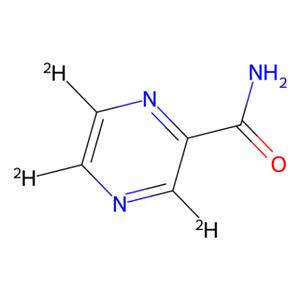 aladdin 阿拉丁 P334363 吡嗪酰胺-d3 1432059-16-9 95%，98 atom%D