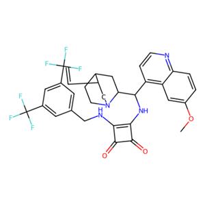 aladdin 阿拉丁 B281562 3-[[[3,5-双(三氟甲基)苯基]甲基]氨基]-4-[[(8α,9S)-6'-甲氧基奎宁-9-基]氨基]-3-环丁烯-1,2-二酮 1210360-60-3 97%