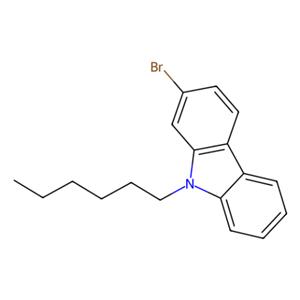 aladdin 阿拉丁 B405306 2-溴-9-己基-9H-咔唑 864550-95-8 98.0%