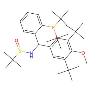 [S(R)]-N-[(S)-(3,5-二叔丁基-4-甲氧基苯基)[2-(二叔丁基膦)苯基]甲基]-2-叔丁基亚磺酰胺,[S(R)]-N-[(S)-(3,5-Di-tert-butyl-4-methoxyphenyl)[2-(di-tert-butylphosphino)phenyl]methyl]-2-methyl-2-propanesulfinamide