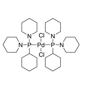 aladdin 阿拉丁 D464494 二氯双[环己基二(1-哌啶基)膦]钯(II) 1227935-54-7 ≥97.0%(CHN)