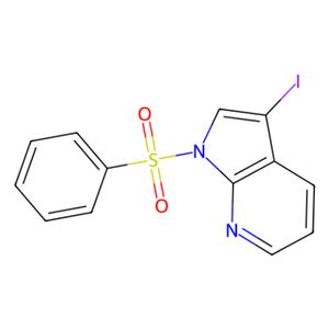 1-苯磺?；?3-碘-1H-吡咯并[2,3-b]吡啶,1-Benzenesulfonyl-3-iodo-1H-pyrrolo[2,3-b]pyridine