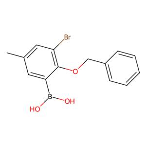 aladdin 阿拉丁 B187291 2-苄氧基-3-溴-5-甲基苯硼酸(含数量不等的酸酐) 870777-20-1 96%