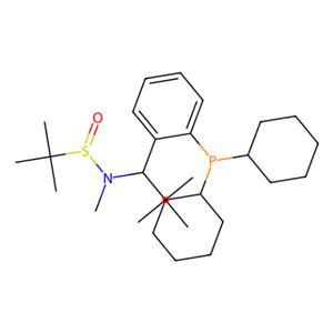 aladdin 阿拉丁 S399676 [S(R)]-N-[(1S)-1-[2-(二环己基膦)苯基]-叔丁基]-N-甲基-2-叔丁基亚磺酰胺 2253984-98-2 ≥95%