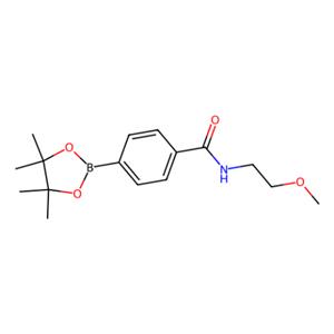 aladdin 阿拉丁 M179245 4-(2-甲氧基乙基氨基酰基)苯硼酸频哪酯(含有数量不等的酸酐) 1073353-60-2 98%