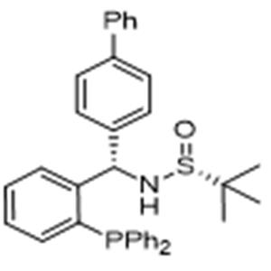 aladdin 阿拉丁 S398428 [S(R)]-N-[(S)-1-[2-(二苯基膦)苯基]-(1,1'-联苯)甲基]-2-叔丁基亚磺酰胺 2622154-79-2 ≥95%