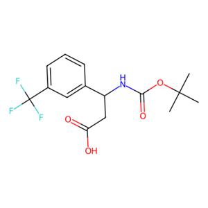 (S)-3-(Boc-氨基)-3-[3-(三氟甲基)苯基]丙酸,Boc-(s)-3-amino-3-(3-trifluoromethyl-phenyl)-propionic acid