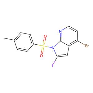 4-溴-2-碘-N-对甲苯磺酰-7-氮杂吲哚,4-Bromo-2-iodo-1-tosyl-1H-pyrrolo[2,3-b]pyridine