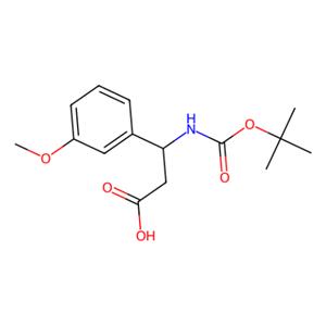 (R)-3-(Boc-氨)-3-(3-甲氧苯基)丙酸,(R)-3-(Boc-amino)-3-(3-methoxyphenyl)propionic acid
