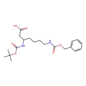 aladdin 阿拉丁 B169749 (S)-3-(Boc-氨基)-7-(Z-氨基)庚酸 346694-77-7 98%