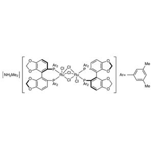 [NH2Me2][(RuCl((R)-dm-segphos?))2(μ-Cl)3],[NH2Me2][(RuCl((R)-dm-segphos?))2(μ-Cl)3]