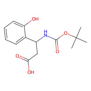 aladdin 阿拉丁 S300301 (S)-3-((叔丁氧羰基)氨基)-3-(2-羟基苯基)丙酸 499995-78-7 95%