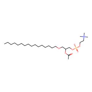 1-O-十六烷基-2-乙酰基-sn-甘油-3-磷酸胆碱,1-O-hexadecyl-2-acetyl-sn-glycero-3-phosphocholine