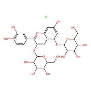 氯化失车菊素-3,5-O-双葡萄糖苷,Cyanin Chloride