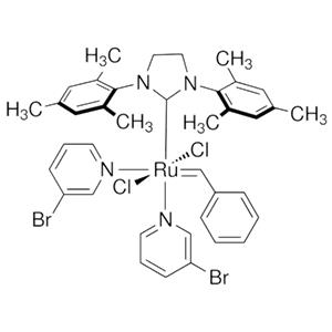aladdin 阿拉丁 D139410 二氯[1,3-双(2,4,6-三甲基苯基)-2-咪唑烷亚基](亚苄基)双(3-溴吡啶)钌(II) 900169-53-1 97%