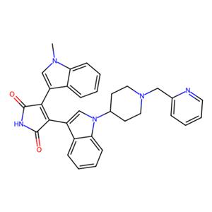 Enzastaurin(LY317615),PKCβ抑制剂,Enzastaurin (LY317615)