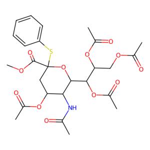 aladdin 阿拉丁 M158564 5-乙酰氨基-4,7,8,9-四-O-乙酰基-3,5-二脱氧-2-S-苯基-2-硫代-D-甘油-D-半乳-2-吡喃神经氨酸甲酯 155155-64-9 97%(sum of isomers)