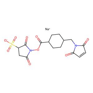 aladdin 阿拉丁 M123456 4-(N-马来酰亚胺基甲基)环己烷-1-羧酸-3-硫代-N-琥珀酰亚胺酯钠盐 92921-24-9