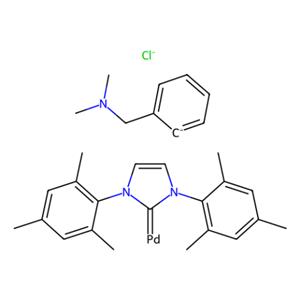 aladdin 阿拉丁 C153831 [(1,3-二均三甲苯基咪唑-2-亚基)(N,N-二甲基苄胺)氯化钯(II)] 1058661-78-1 98.0%(T)