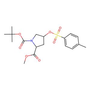 aladdin 阿拉丁 T137714 N-叔丁氧羰基-反-4-对甲苯磺酰氧基-L-脯氨酸甲酯 88043-21-4 ≥98% (HPLC)