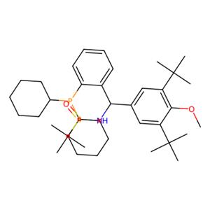 aladdin 阿拉丁 S399625 [S(R)]-N-[(S)-[3,5-二叔丁基-4-甲氧基苯基][2-(二环己基膦)苯基]甲基]-2-叔丁基亚磺酰胺 2241598-31-0 ≥95%