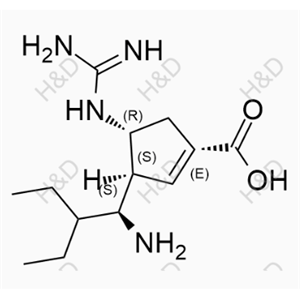 帕拉米韦脱水脱乙酰杂质,Peramivir Dehydration Deacetylation Impurity