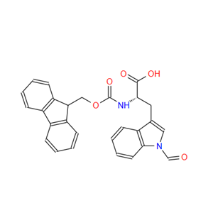 152338-45-9；FMOC-N-甲醛-L-色氨酸；FMOC-TRP(FOR)-OH