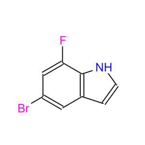 5-溴-7-氟吲哚,5-bromo-7-fluoro-1H-indole