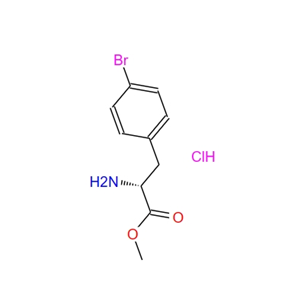 D-4-溴苯丙氨酸甲酯盐酸盐,methyl (R)-2-amino-3-(4-bromophenyl)propanoate hydrochloride