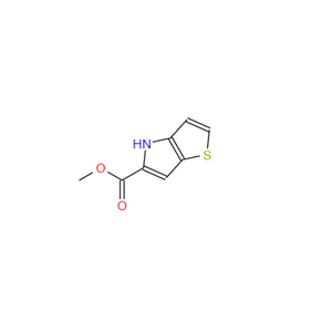 4H-噻唑[3,2-B]吡咯-5-甲酸甲酯,METHYL 4H-THIENO[3,2-B!PYRROLE-5-CARBOXYLATE,