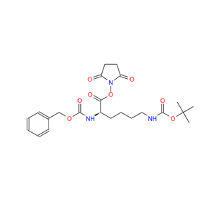 N6-[叔丁氧羰基]-N2-[苄氧羰基]-D-赖氨酸琥珀酰亚胺基酯,Z-D-LYS(BOC)-OSU