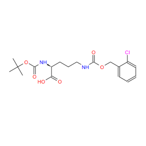 118554-00-0;N-叔丁氧羰基-N'-(2-氯苄氧羰基)-L-鸟氨酸;BOC-ORN(2-CL-Z)-OH