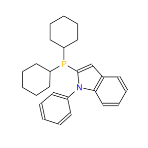 740815-36-5;2-(二环己基膦基)-1-苯基吲哚;2-(Dicyclohexylphosphino)-1-phenylindole