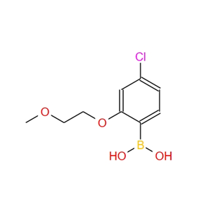4-氯-2-(2-甲氧基乙氧基)苯硼酸 1256354-97-8