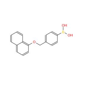 4-((1-萘氧基)甲基)苯基硼酸,4-((1-NAPHTHYLOXY)METHYL)PHENYLBORONIC &