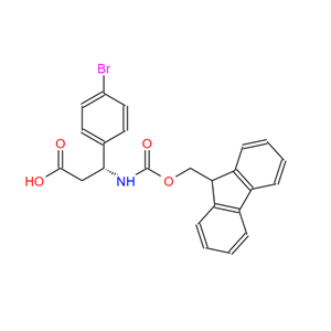 220498-04-4；FMOC-(R)-3-氨基-3-(4-溴苯基)-丙酸；FMOC-(R)-3-AMINO-3-(4-BROMO-PHENYL)-PROPIONIC ACID