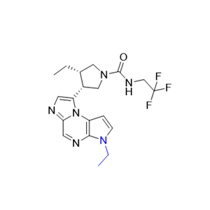 乌帕替尼杂质31,(3S,4R)-3-ethyl-4-(3-ethyl-3H-imidazo[1,2-a]pyrrolo[2,3-e]pyrazin-8- yl)-N-(2,2,2-trifluoroethyl)pyrrolidine-1-carboxamide