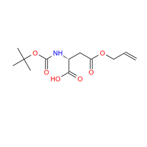 BOC-D-天冬氨酸 4-烯丙酯,D-ASPARTIC ACID, N-[(1,1-DIMETHYLETHOXY)CARBONYL]-, 4-(2-PROPENYL) ESTER