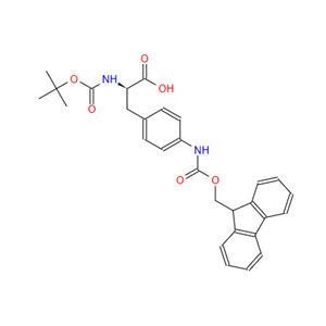 173054-11-0；BOC-D-4-(9-芴甲氧羰基氨基)苯丙氨酸；BOC-D-PHE(4-NHFMOC)-OH