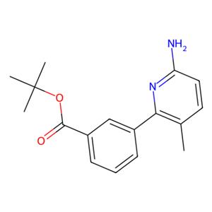 aladdin 阿拉丁 T189618 3-(6-氨基-3-甲基吡啶-2-基)苯甲酸叔丁酯 1083057-14-0 98%