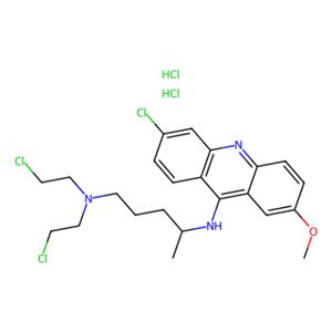 喹吖因氮芥 二鹽酸鹽,Quinacrine mustard dihydrochloride